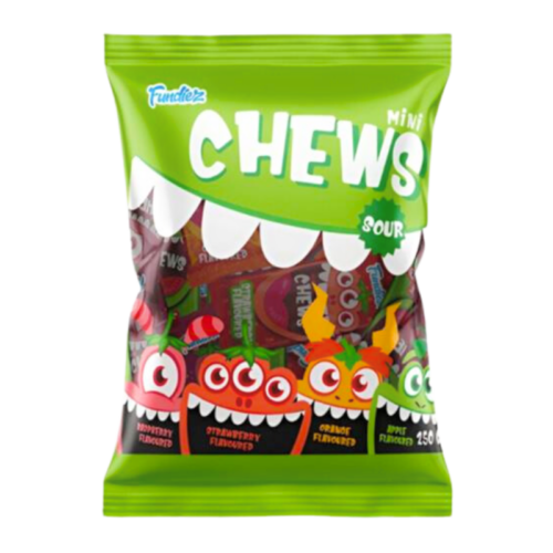 FUNDIEZ MINI CHEWS HAPU NÄTSUKOMMISEGU 200G