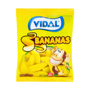 VIDAL BANANAS KUMMIKOMMID 90G
