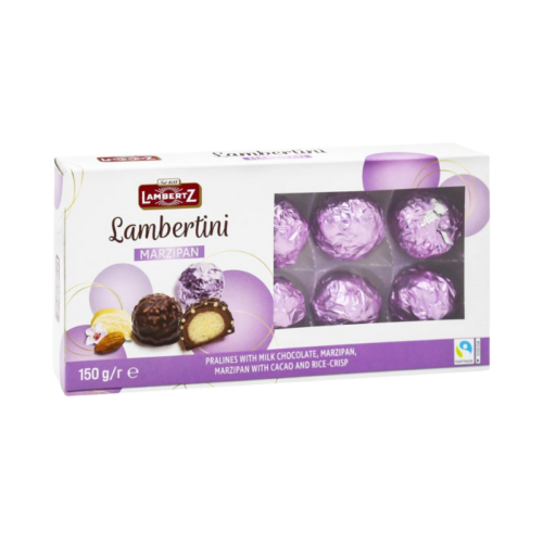 LAMBERTZ LAMBERTINI MARZIPANI PRALINEED 150G