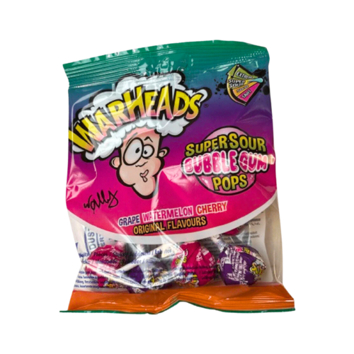 WARHEADS SUPER HAPU PULGAKOMMID NÄTSUGA 105G